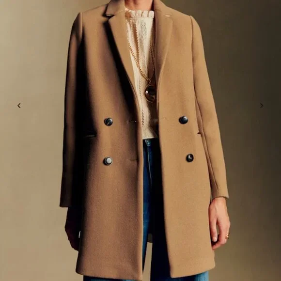 Sezane Johnson Coat - Size 38 - Picture 10 of 10